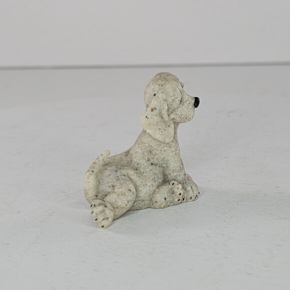 Quarry Critters Puppy Dog Miniature Figurine Second Nature Design - Picture 2 of 8